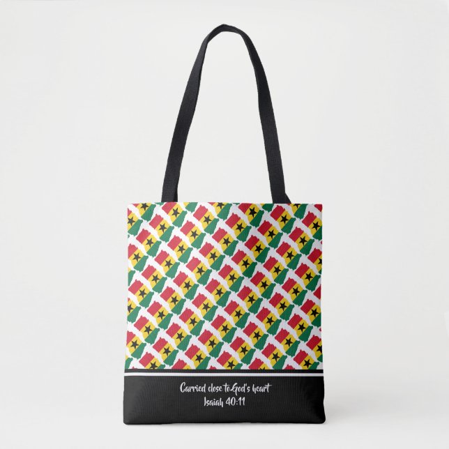 Christian Scripture GHANA Isaiah Tote Bag (Front)