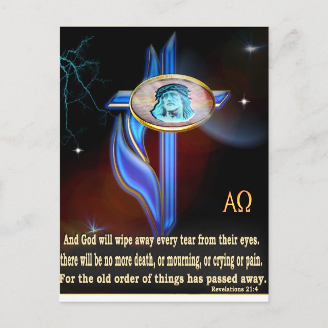 Christian Scripture Invitation Postcard (Front)