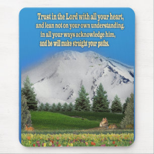 christian scripture mouse pad