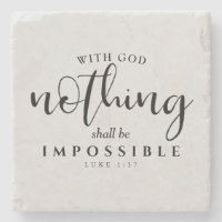 Christian Scripture Nothing shall be Impossible