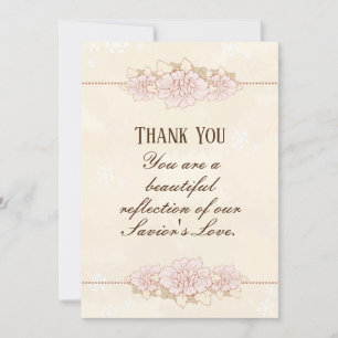 Christian Scripture Romans 1:8 I thank God for you Thank You Card