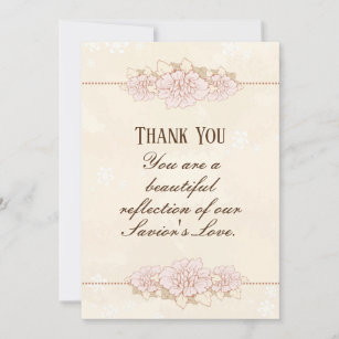 Christian Scripture Romans 1:8 I thank God for you Thank You Card