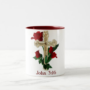 Christian Scripture Two-Tone Coffee Mug
