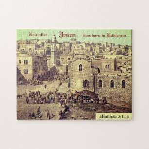 Christian Scripture Vintage Holy Land Photo Jigsaw Puzzle