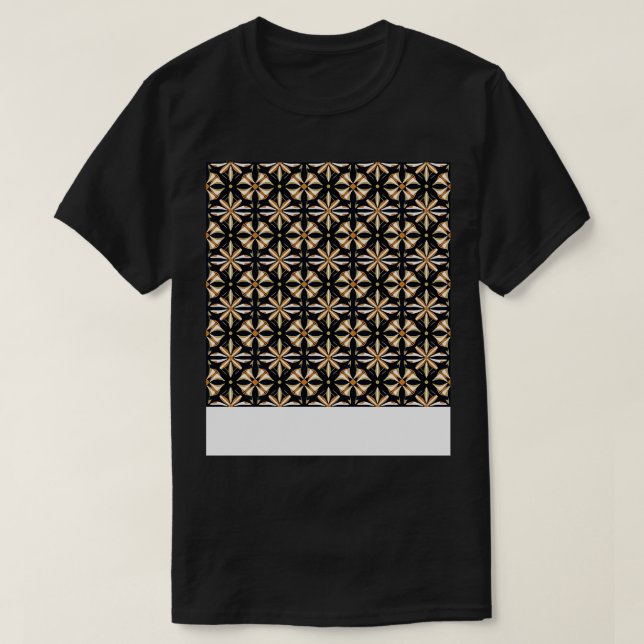 Christian Seamless Pattern Mosaic Religion Gospel  T-Shirt (Design Front)