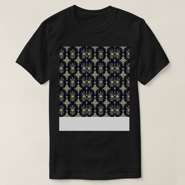 Christian Seamless Pattern Mosaic Religion Gospel  T-Shirt (Design Front)