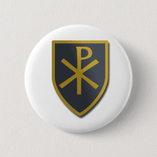 Christian Shield 2 Inch Round Button