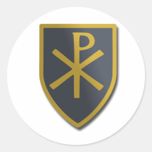 Christian Shield Classic Round Sticker