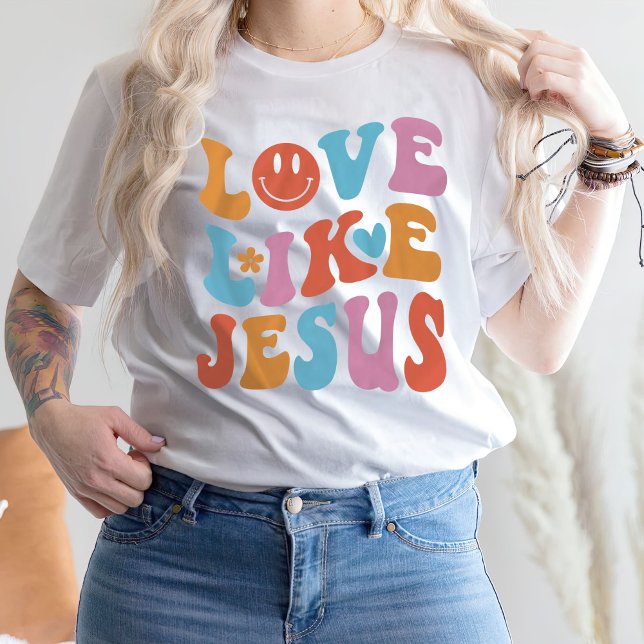 Christian Shirts,Christian Shirt,Love Like Jesus T-Shirt (Creator Uploaded)