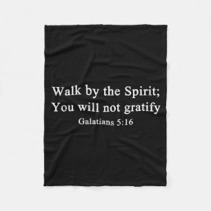Christian Shirts Walk By The Srit Worship Holy Sri Fleece Blanket