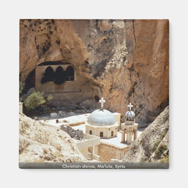 Christian shrine, Ma'lula, Syria Magnet (Front)
