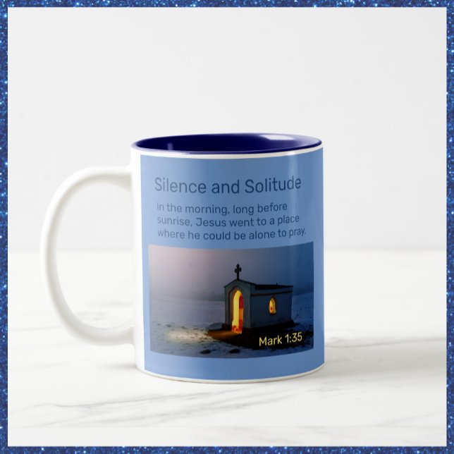 Christian Silence and Solitude Chapel Mug (Creator Uploaded)