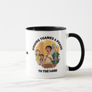 Christian SINGING THANKS AND PRAISE Church Choir Mug