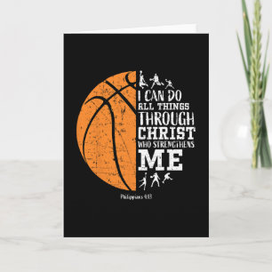 Christian Sketll Gifts Boys Philippians 413 Jesus  Card