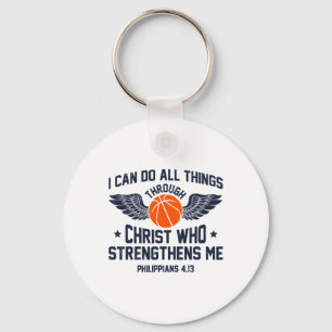 Christian Sketll Gifts I Can Do All Things Philipp Keychain
