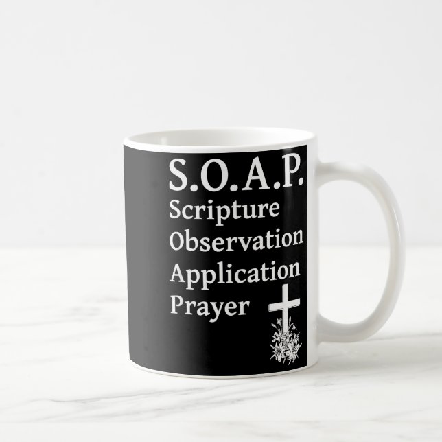 Christian Soap Scripture Observation Application P Coffee Mug (Right)