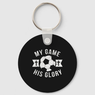 Christian Soccer Gifts Teen Boys Girls Sayings Phr Keychain