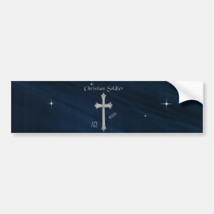 christian Soldier Bumper Sticker