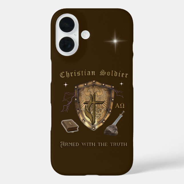 Christian Soldier Case-Mate iPhone Case (Back)