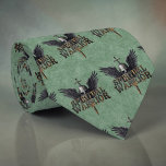 Christian Spiritual Warrior Custom Necktie<br><div class="desc">This custom necktie allows you to proudly display your Christian faith with others.  Perfect for various occasions,  this necktie makes a thoughtful gift or a personal statement.</div>