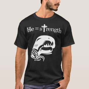 Christian Sports Inspirational Quote Jesus Boxing  T-Shirt