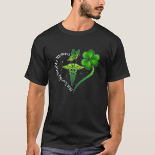Christian St Patrick's Day Simply Blessed Not Luck T-Shirt