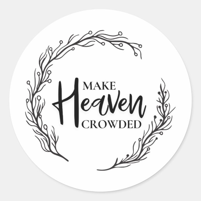 Christian sticker | Bible Faith sticker quote (Front)