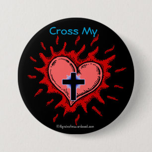 Christian Symbol 3 Inch Round Button