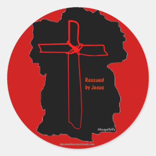 Christian Symbol Classic Round Sticker
