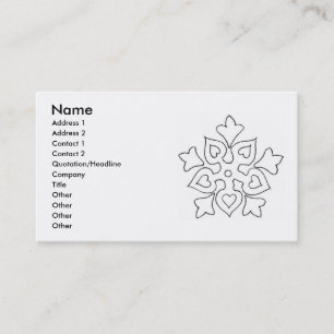 Christian Symbols Business Card