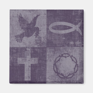 Christian Symbols Magnet