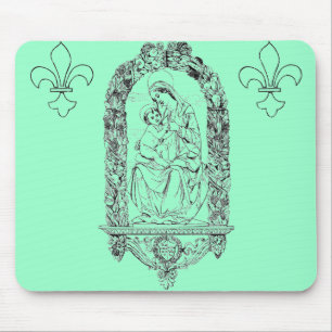 Christian Symbols Mouse Pad