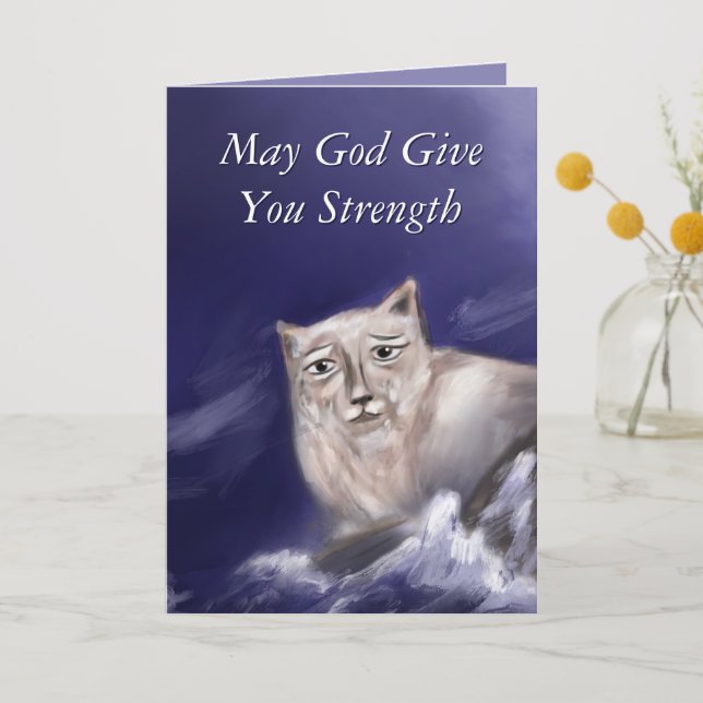 Christian Sympathy Card (Front)