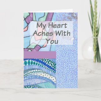 Christian Sympathy Card Collage Design