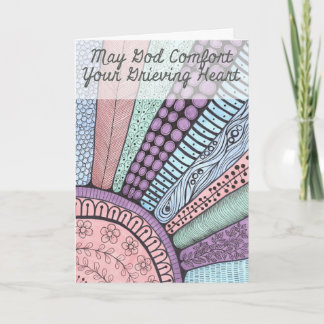 Christian Sympathy Card Sunburst