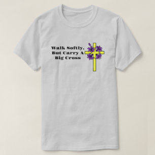 Christian T-shirt with Easter Cross Customize It!