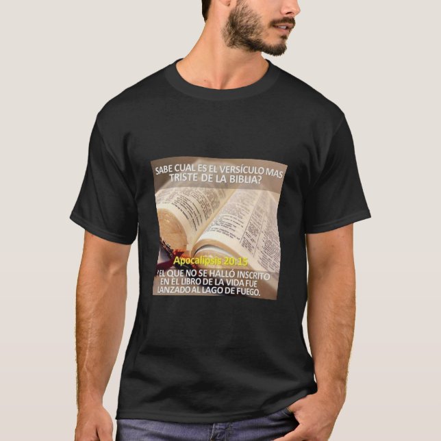 Christian T-shirt with versicles (Front)
