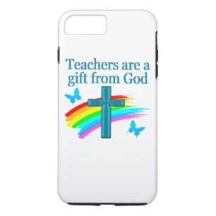 CHRISTIAN TEACHER CROSS AND BUTTERFLY DESIGN Case-Mate iPhone CASE