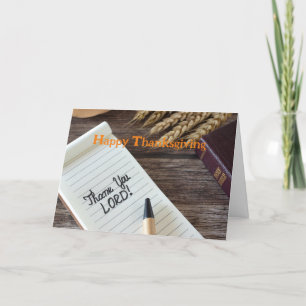 Christian Thanksgiving Card