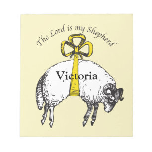Christian The LORD is my shepherd Psalm 23 Notepad
