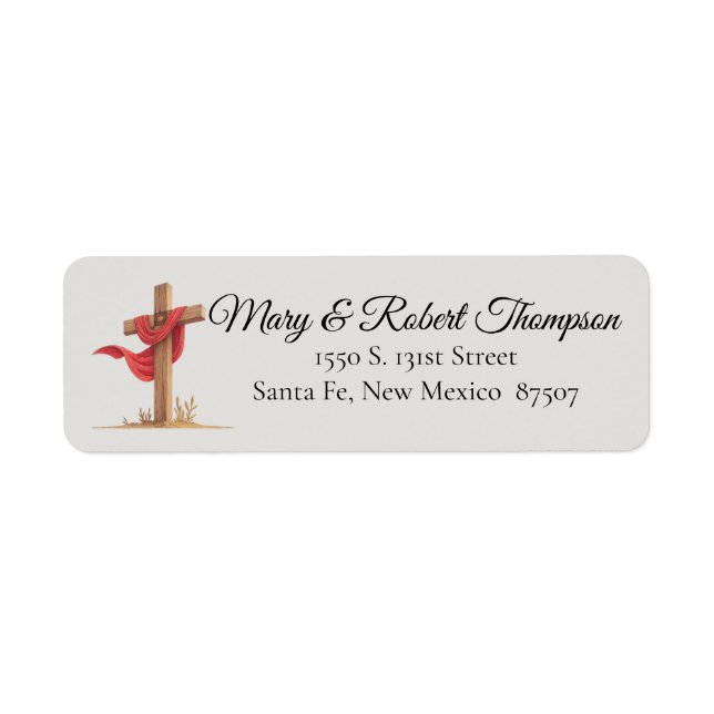 Christian Themes Return Address  (Front)