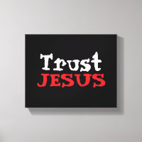 Christian ‘Trust JESUS’ Red Black White