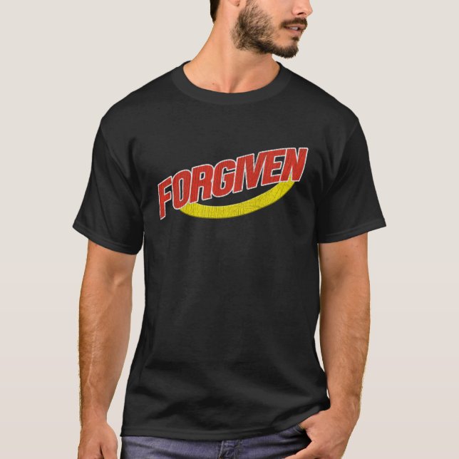 Christian   Vintage Forgiven Christian Graphic T-Shirt (Front)