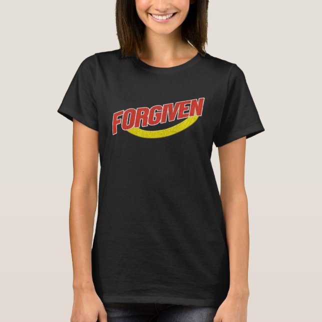 Christian   Vintage Forgiven Christian Graphic T-Shirt (Front)