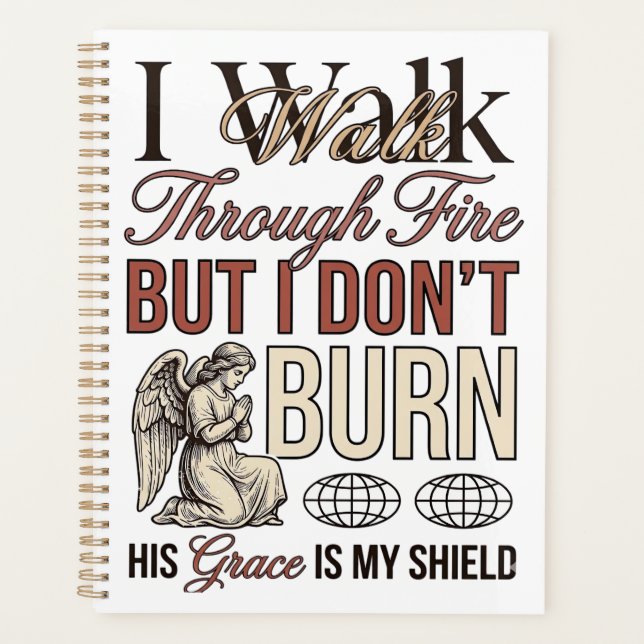Christian Walk Through Fire Vintage Planner (Front)