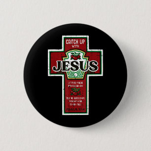 Christian Walk With The Lord Funny Chup Men Women 2 Inch Round Button