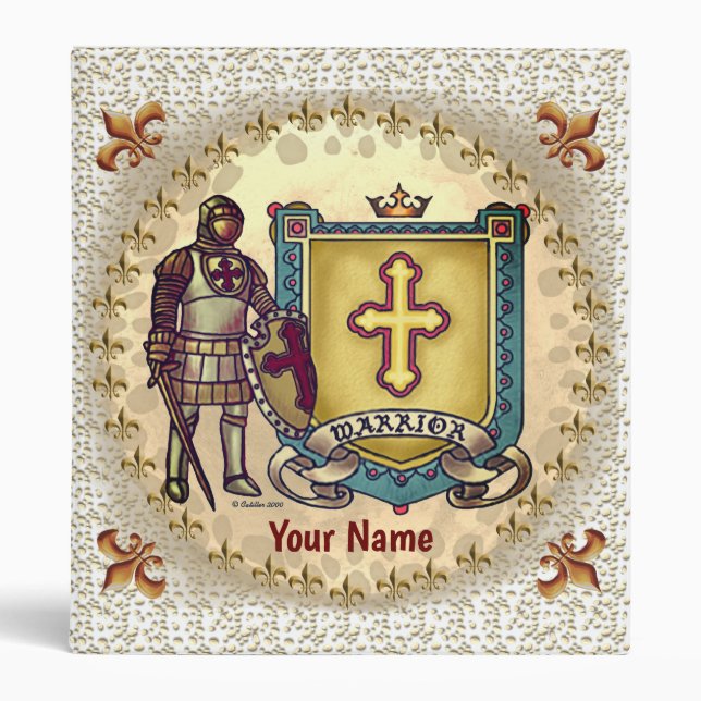 Christian warrior for Jesus  Binder (Front)