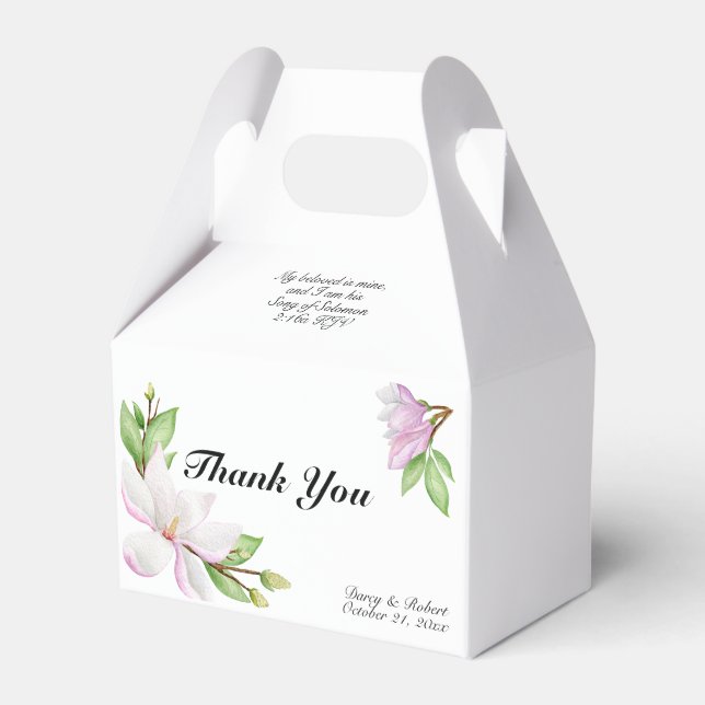 Christian Wedding Favor Box (Front Side)