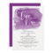 Christian Wedding Watercolor Purple