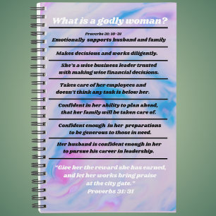 Christian Woman Ideal Infographic Proverbs 31